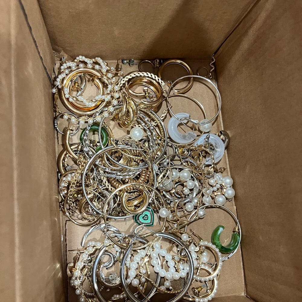 Amazon Gold and Silver Earrings Collection